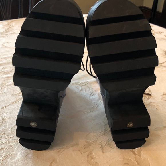 CURRENT MOOD Opalescent Odyssey holographic platform boots size 6 - Picture 11 of 13